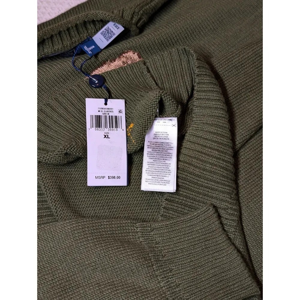 Polo Ralph Lauren Men's Polo Bear Expedition Truck Sweater Sz XL NWT $398 - Picture 10 of 10